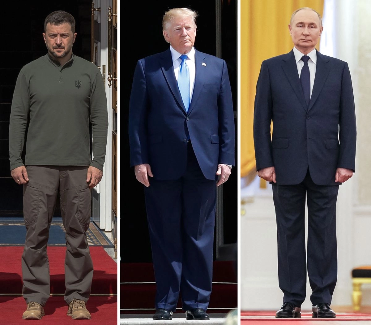 No pueden tomarse decisiones en nuestra contra, dijo Volodymir Zelensky, presidente de Ucrania, ante el anunció de una próxima reunión entre sus pares de Rusia y EU. Foto
