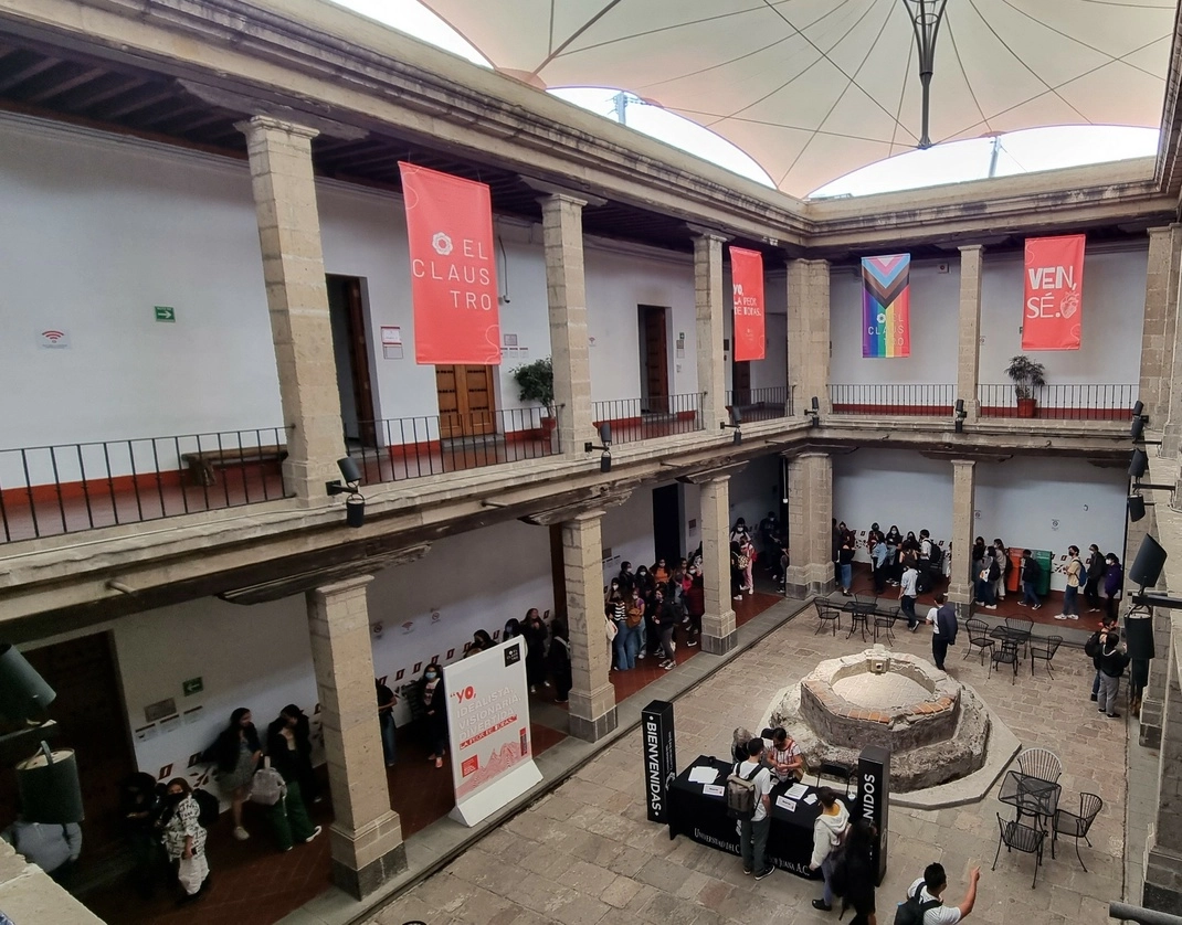 Instalaciones de la Universidad del Claustro de Sor Juana, en la Ciudad de México. Foto tomada de https://www.facebook.com/U.ElClaustro / Archivo