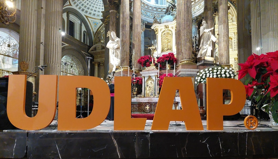 El tradicional concierto navideño de la Udlap se realizará en la Catedral Basílica de Puebla. Foto tomada del Twitter de @CulturaUDLAP 
