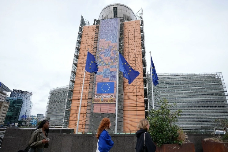 Sede de la Unión Europea en Bruselas, el miércoles 20 de septiembre de 2023. Foto Ap