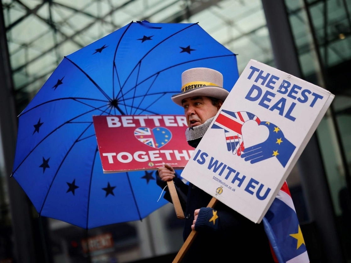 La Unión Europea, presidida este semestre por Alemania, desea llegar a un acuerdo comercial con Gran Bretaña sobre su relación posbrexit, pero "no a cualquier precio", dijo el portavoz de la canciller alemana, Angela Merkel. Foto Afp