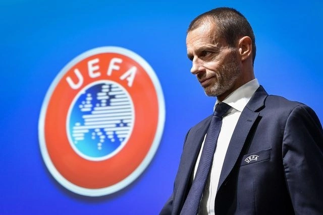 "El 80 por ciento de las ligas europeas se van a reanudar. No veo por qué la Liga de Campeones y la Europa League no deberían disputarse", dijo Aleksander Ceferin. Foto Afp / Archivo