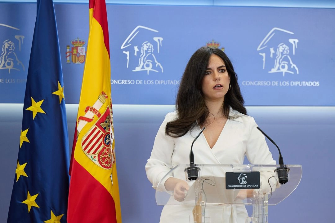 La portavoz de VOX en el Congreso, Pepa Millán, reivindicó la propuesta de inmediata expresión de los migrantes. Foto 

