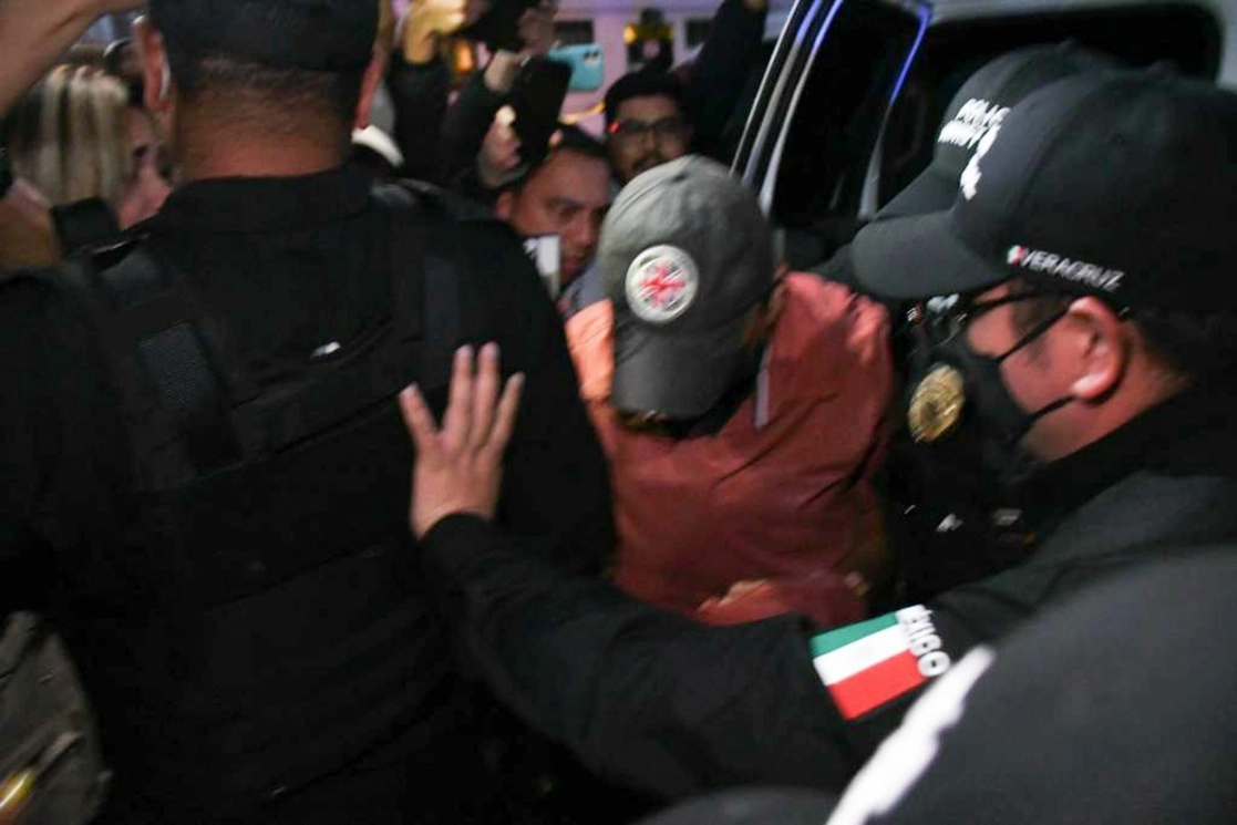 El ex fiscal de Veracruz, Jorge Winckler Ortiz, fue ingresado a los juzgados de Pacho Viejo, Veracruz, para su audiencia de control, acusado de los delitos de desaparición forzada y secuestro, el 25 de julio de 2022. Foto Cuartoscuro