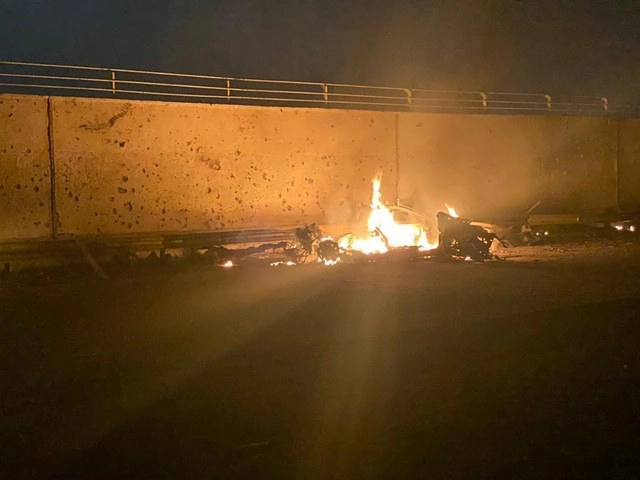 El incedente se reporta en medio de la tensión que existe en Medio Oriente por el asesinato del general iraní, Qasem Soleimani. Foto Ap