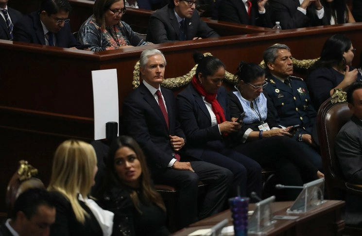 Alfredo del Mazo, gobernador del Estado de México. Foto LA JORNADA/Yazmín Ortega Cortés