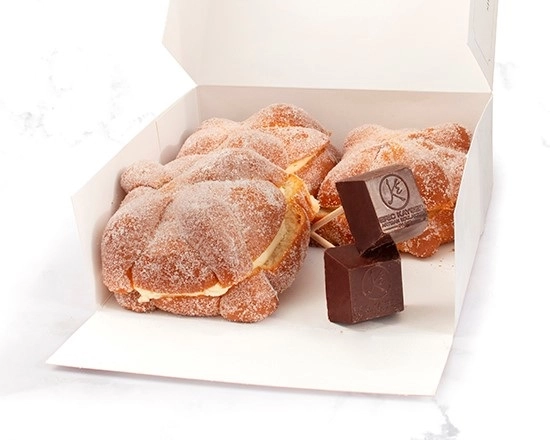 Maison Kayser tiene distintas sucursales en México que cuentan con una fina selección de pan de muerto. Foto cortesía de Maison Kayser México