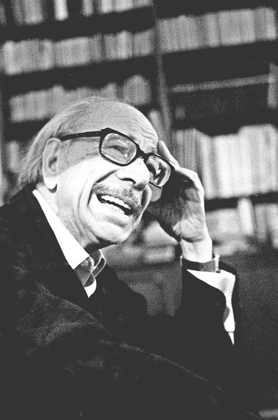 El periodista Fernando Benítez captado en 1985. Foto Fabrizio León