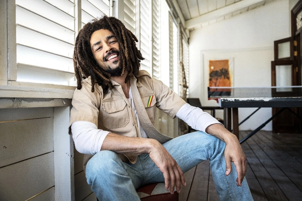 La película ‘Bob Marley: One Love’ se centra en los años entre 1976 y 1978, cuando el cantante jamaiquino lanzó el álbum ‘Éxodo’. Foto Ap 