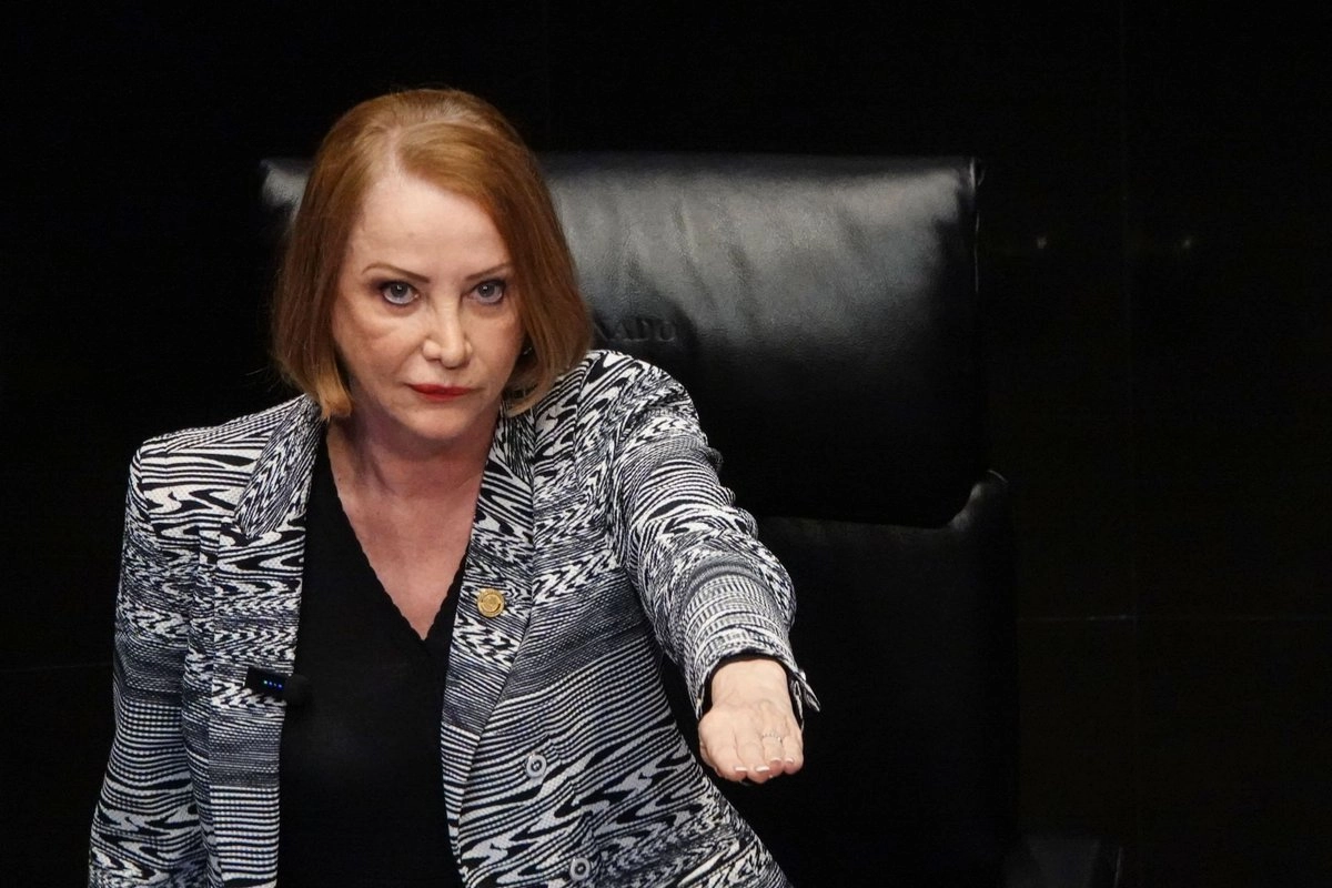 Laura Itzel Castillo, presidenta del Senado de la República. Foto 