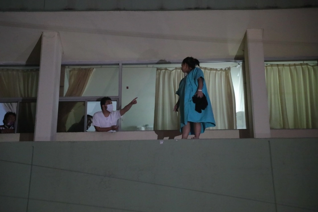 Imagen de la joven en el hospital. Foto Martín Balandrán/Zócalo Saltillo 