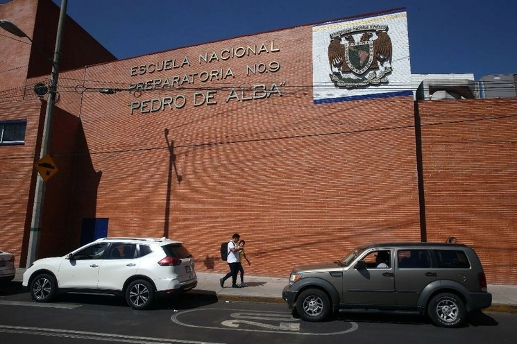 Sede de la Preparatoria 9 ubicada en la alcaldía Gustavo A. Madero. Foto Jesús Villaseca / archivo