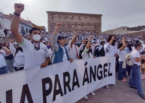 El homicidio del estudiante Ángel Yael a manos de la Guardia Nacional generó protestas sociales. Foto Carlos  García 
