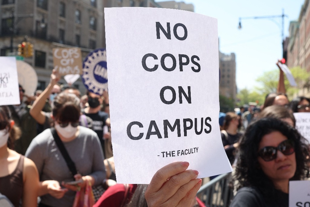 About 300 arrested at two NY universities for pro-Palestinian protests