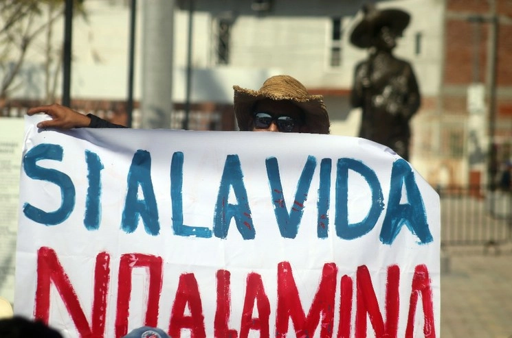 La UNTA y familiares de Emiliano Zapata protestaron durante una visita que realizó el presidente López Obrador a Anenecuilco, hace unos días. Foto Cuartoscuro 