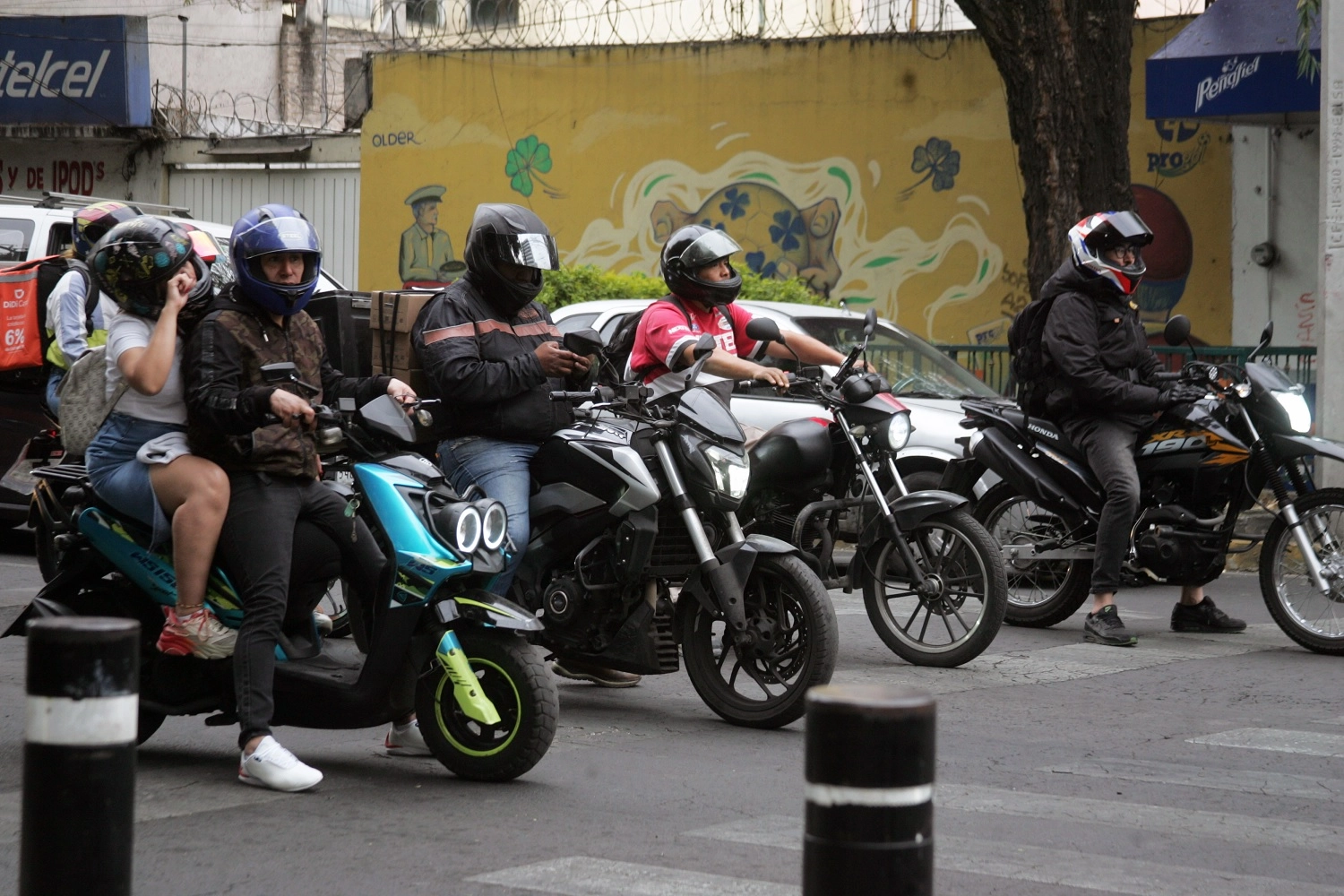 El número de motocicletas en México aumentó en 94 por ciento de 2016 a 2021, informó el Instituto de Políticas para el Transporte y el Desarrollo (ITDP). Foto 