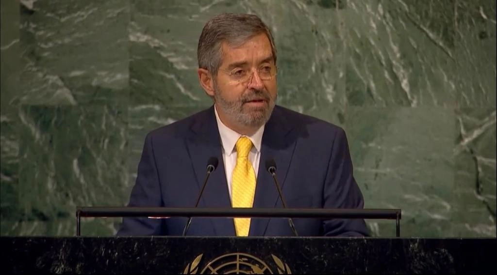 El representante de México ante la ONU, Juan Ramón de la Fuente. Foto tomada del Twitter de @MexOnu / Archivo