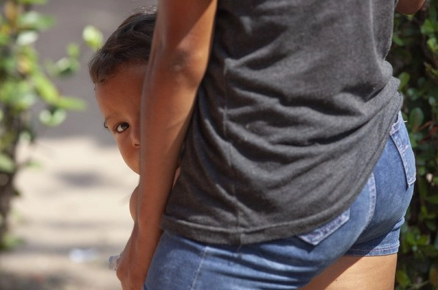 Migrantes hondureños en albergue Belén, en Tapachula, Chiapas. Foto LA JORNADA/ Víctor Camacho