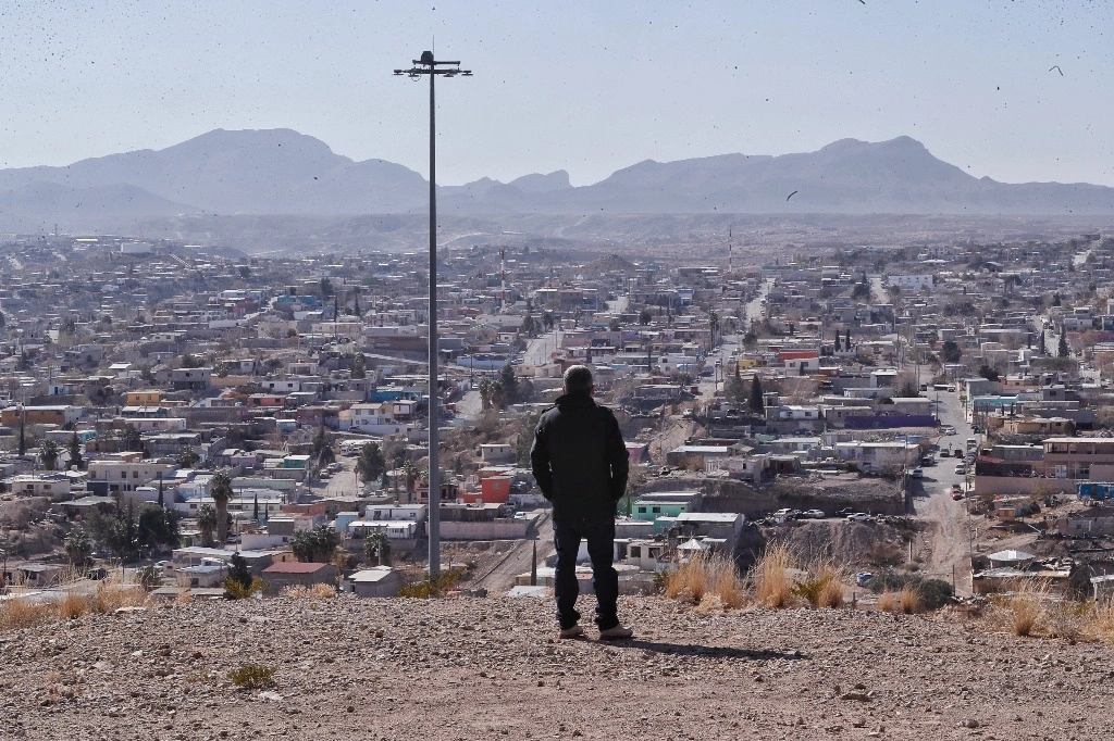 Perspectiva de la frontera entre Ciudad Juárez, Chihuahua y El Paso, Texas en imagen de archivo. Foto Marco Peláez