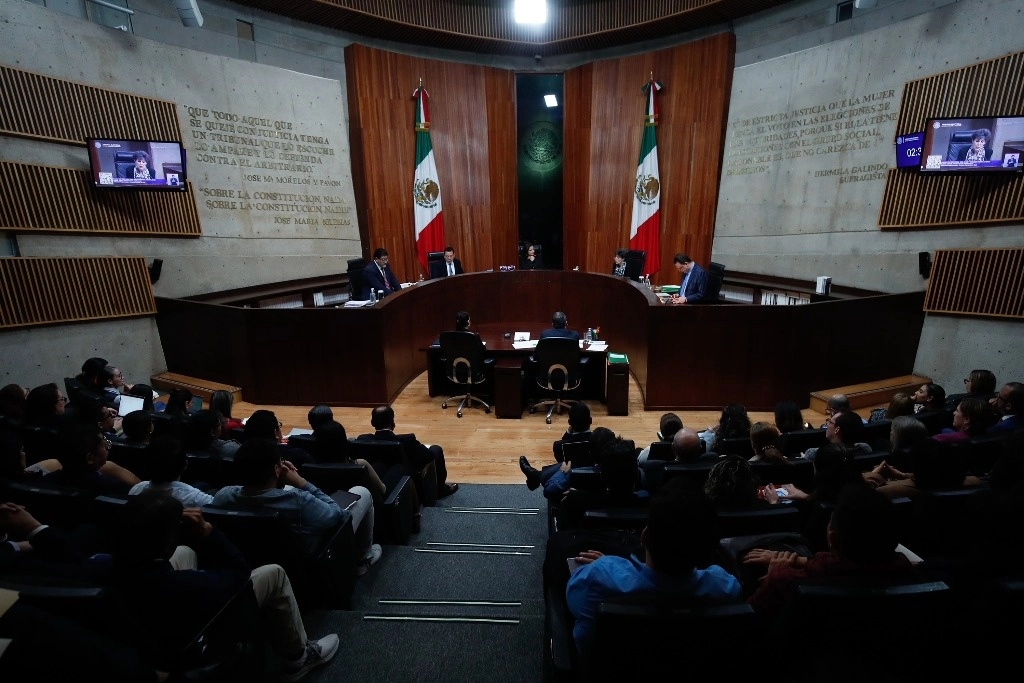 Sala de sesiones del TEPJF en imagen de archivo. Foto Cristina Rodríguez 