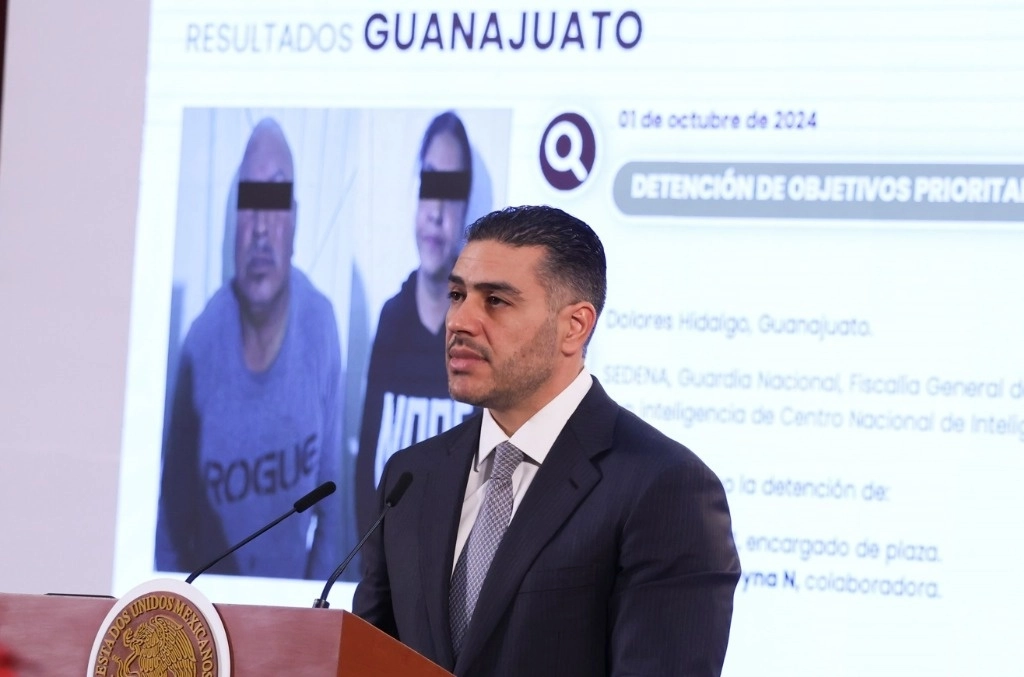 Omar García Harfuch, titular de la SSPC. Foto cortesía Presidencia 
