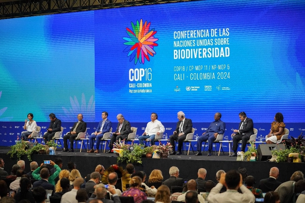 En Cali, Colombia, se realiza la cumbre COP16. Foto Xinhua 