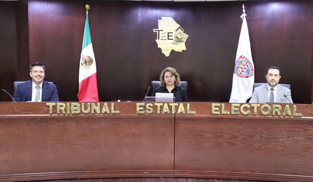 Sesión pública del Tribunal estatal electoral de Chihuahua. Imagen tomada de sus redes sociales