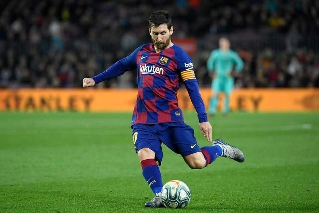 Lionel Messi, del Barcelona, durante el partido frente al Levante el pasado 2 de febrero. Foto Afp / Archivo