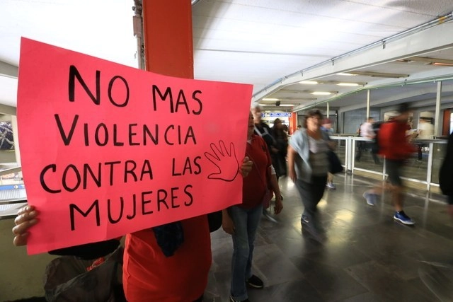 Protesta contra la violencia hacia mujeres en imagen de archivo. Foto Luis Castillo
