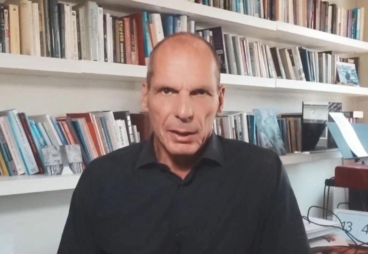 El ex ministro griego de Finanzas, Yanis Varoufakis. Imagen tomada de video publicado en la cuenta de X 