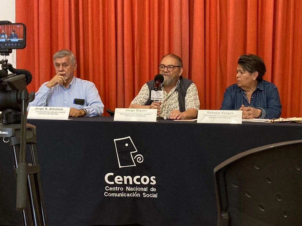 Integrantes de la asociación Vecinos Unidos de Copilco Universidad. Foto ‘La Jornada’