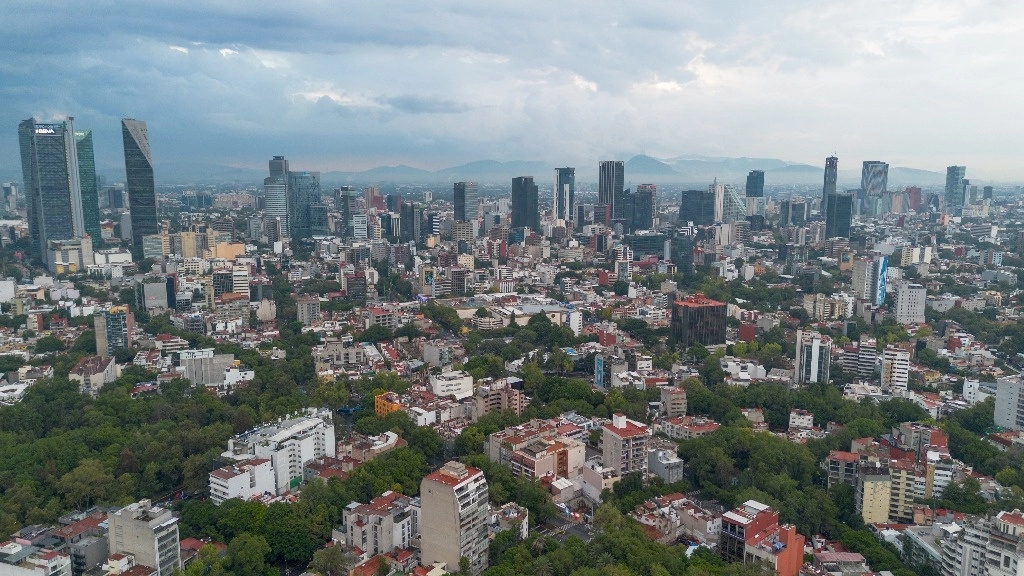 Vista aérea de la Ciudad de México. Foto Pablo Ramos/ archivo