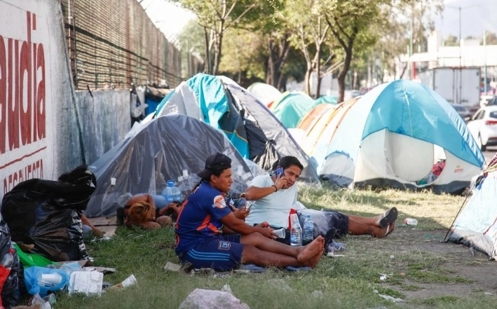 La concentración de los vecinos será en la calle Roma esquina con Insurgentes a las 16 horas, luego realizarán el bloqueo en el paseo de la Reforma. Foto Víctor Camacho / archivo