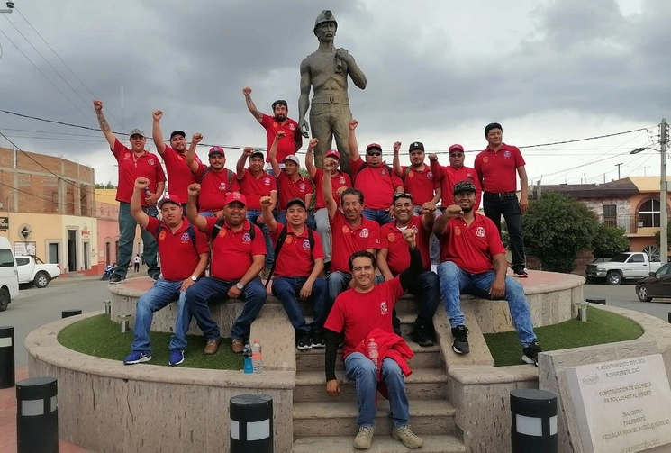 El Sindicato Minero se reunió ayer en su foro nacional anual, en Sombrerete, Zacatecas. Foto 'La Jornada'