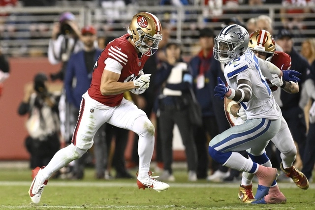 Los 49ers de San Francisco vencieron 30-24 a los Vaqueros de Dallas en un duelo correspondiente a la semana ocho de la NFL. Foto Ap