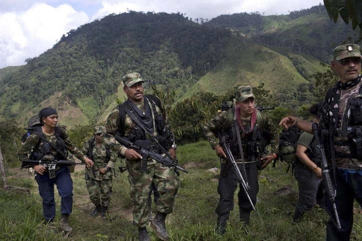 Miembros de las FARC. Foto Ap/ archivo
