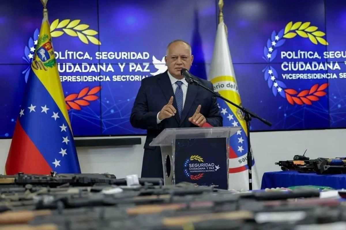 Diosdado Cabello, ministro del Interior de Venezuela. Foto 