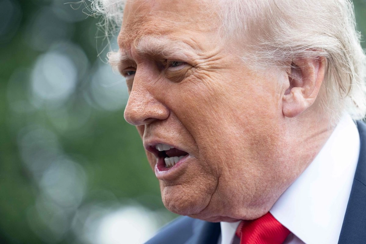 El presidente Donald Trump señaló que Venezuela debería dejar de enviar pandilleros y personas que han estado encarceladas a Estados Unidos, el 16 de septiembre de 2025. Foto 