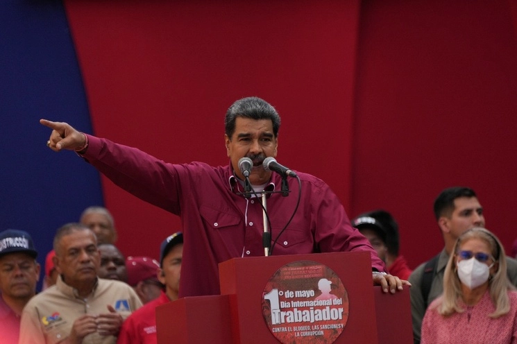 El presidente de Venezuela, Nicolás Maduro, repudió el lunes la decisión del gobierno de Estados Unidos de entregar la empresa Citgo. Foto Ap