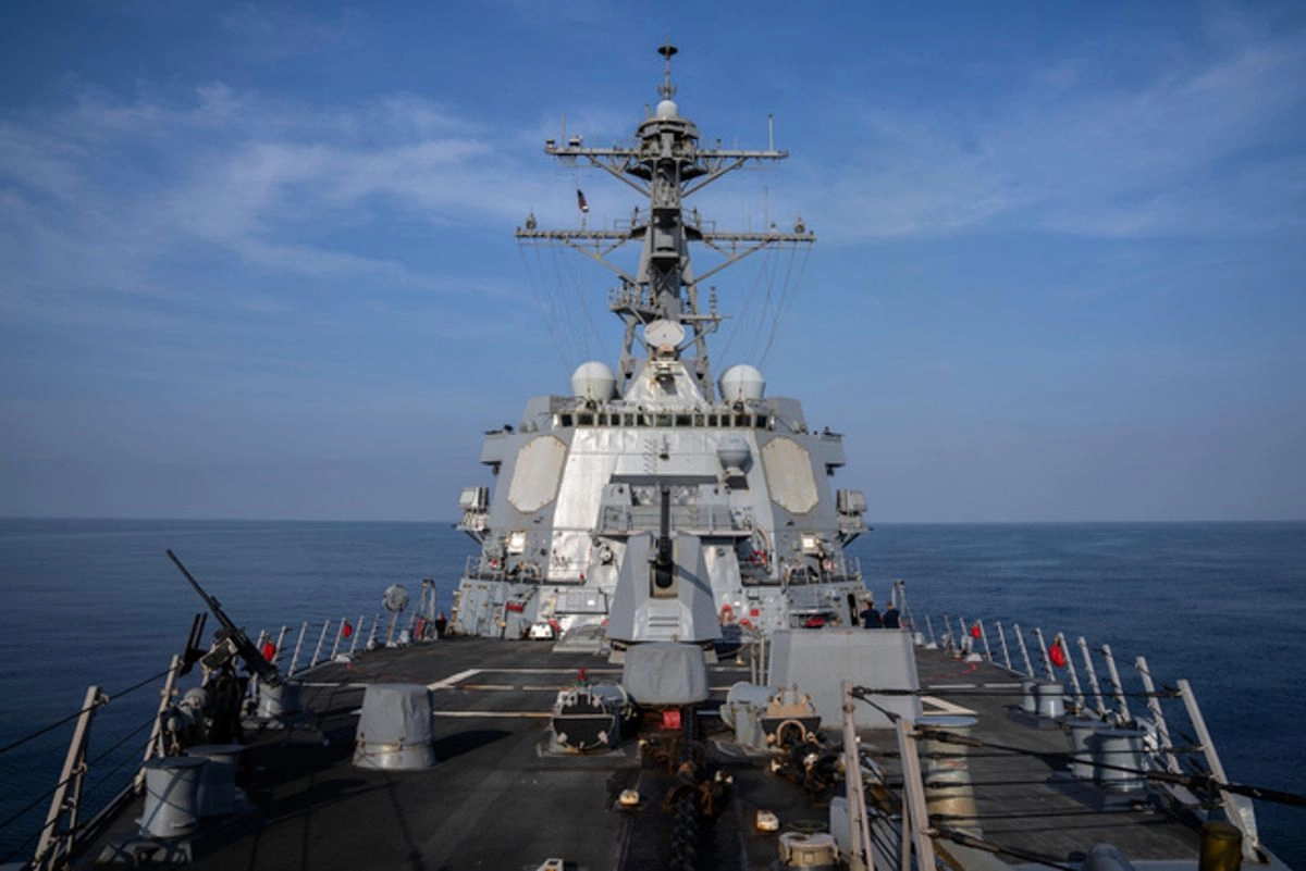 La portavoz de la Casa Blanca, Karoline Leavitt, dijo que el despliegue naval que de Trump es porque “está dispuesto a usar todo el poder estadunidense para detener la entrada de drogas a nuestro país. Foto 