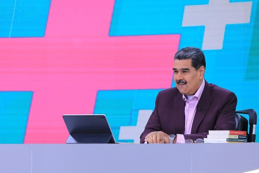 El presidente de Venezuela, Nicolás Maduro, en Caracas, el 14 de noviembre de 2023. Foto Europa Press