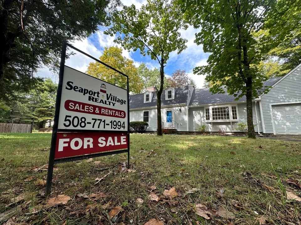 Una casa en venta en Sudbury, Massachusetts, en imagen de archivo. Foto