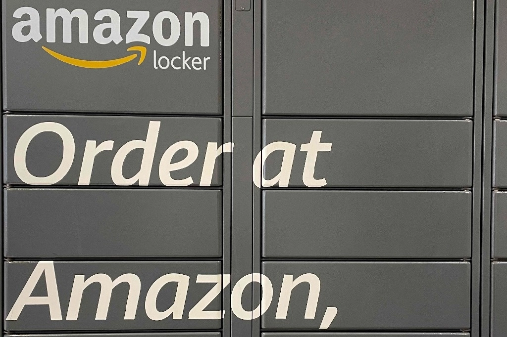 Logo de Amazon. Foto Afp