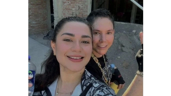 La médico y su hija. Foto del Facebook de Ruth Alamilla