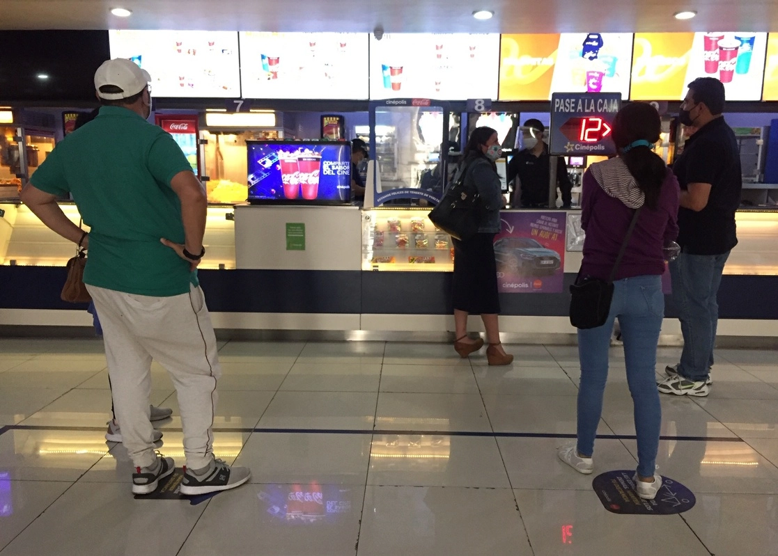 Reapertura de cines tras el confinamiento. Foto Cristina Rodríguez