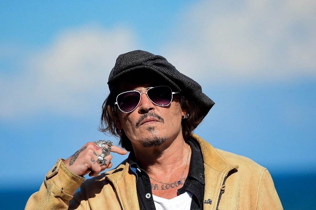 El actor y productor Johnny Depp durante una sesión fotográfica de la cinta “Crock of Gold: A Few Rounds with Shen Macgoman”, en el festival de Cine de San Sebastián, en San Sebastián, España, el 20 de septiembre de 2020. Foto Ap