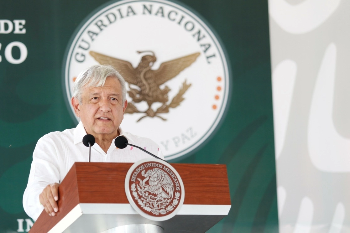 Inauguración de las instalaciones de la Guardia Nacional en Ahumada, Chihuahua. Foto Presidencia