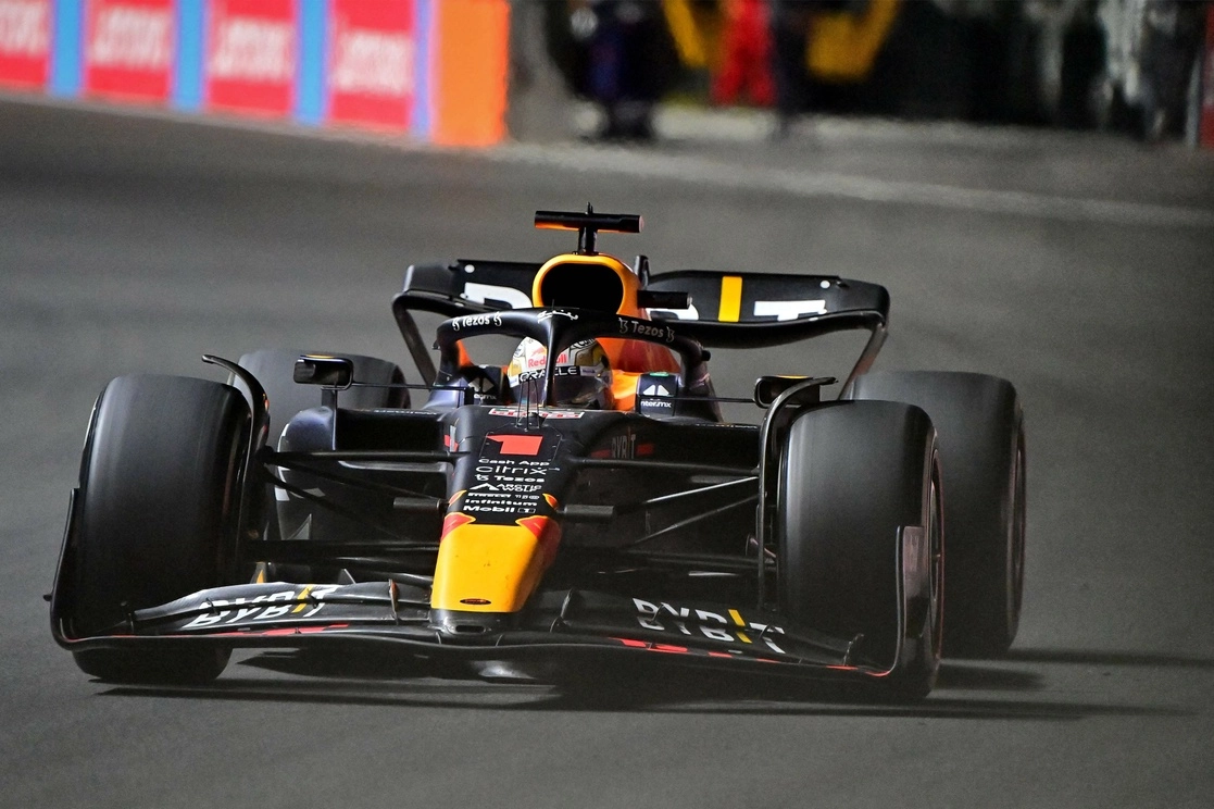 Max Verstappen, actual campeón mundial de la F1 ganó el GP de Arabia Saudita. Foto Afp
