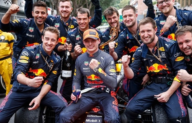 El holandés Max Verstappen ganó el Gran Premio de Mónaco de Fórmula 1. Foto Afp 