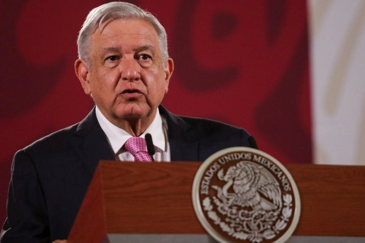 El presidente Andrés Manuel López Obrador durante conferencia de prensa este 25 de agosto de 2020. Foto Cuartoscuro